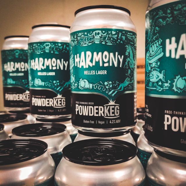 // Harmony is back in stock!
The new batch is fresh off the line and ready to quench your thirst.

"Lovely crisp and refreshing lager that puts most of the big brands to shame!"
5 star customer review.
Grab em now on our webshop https://shop.powderkegbeer.co.uk/

#lager #helles #craftbeer #craftlager #beer #local #independent #craftnotcrap #keepitlocal #awardwinning #quench #thirst #devon #exeter #southwest #drinks #devonbeer #devondrinks #brewery #craftbrewery #microbrewery #thebest